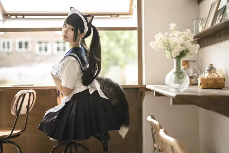 蠢沫沫-NO.220-猫猫女仆-23P