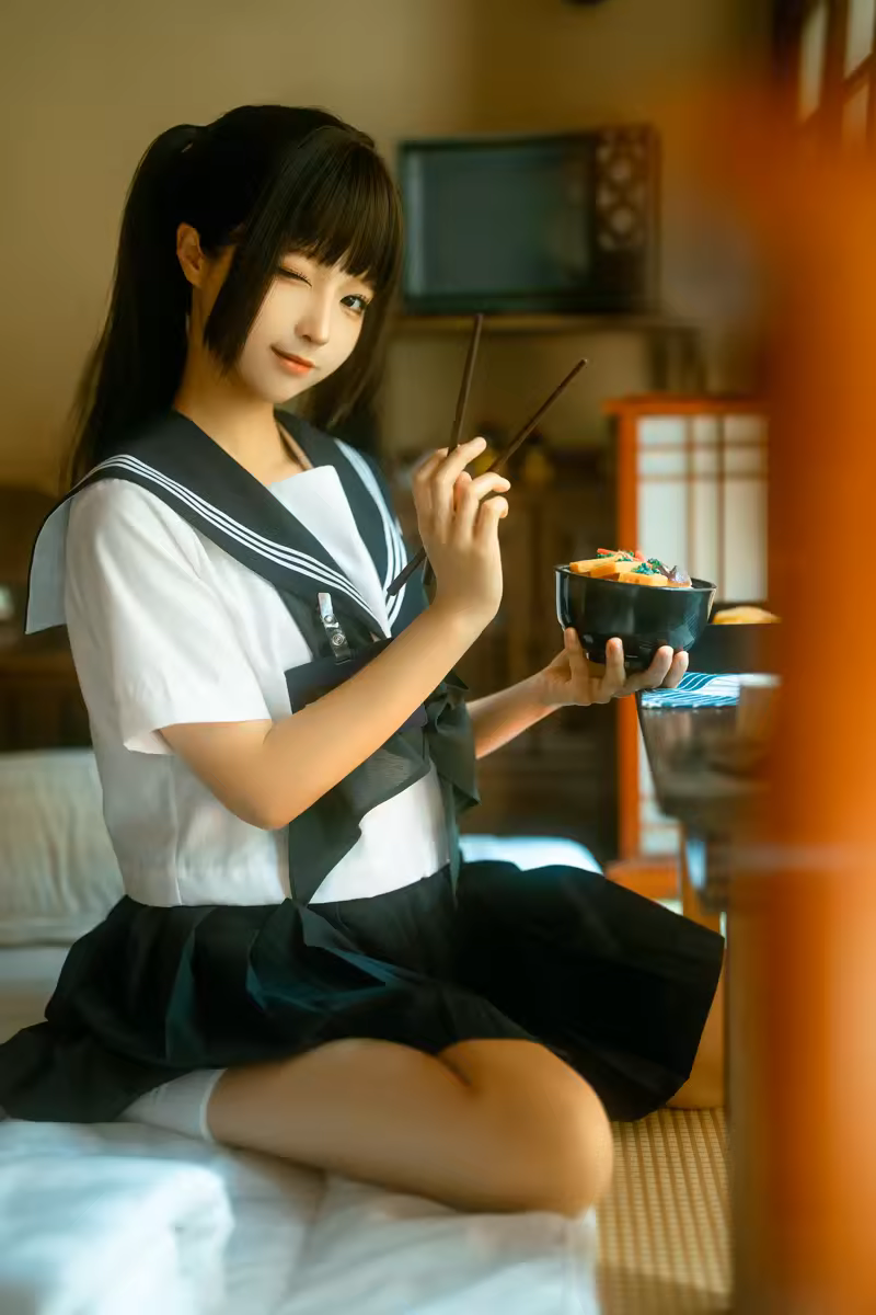 蠢沫沫-NO.239-居家学妹-22P